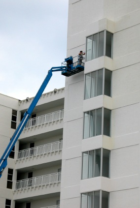 HIgh-rise painting in Porter Ranch, CA by M & M Developers Inc.